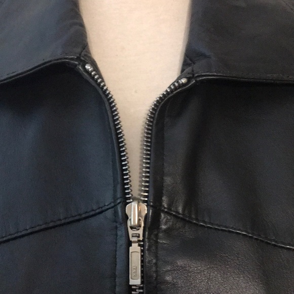 Y2K Vintage 100% Leather Jacket - Picture 2 of 6